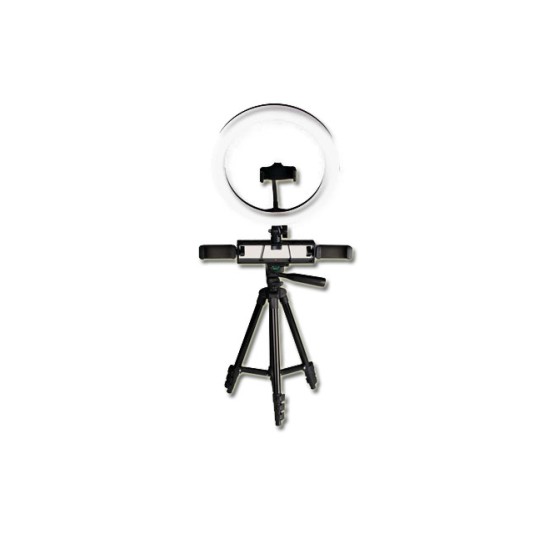 RINGLIGHT STAND WITH PHONE HOLDER SJ50 BLACK